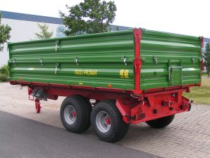 PRONAR Tandemdreiseitenkipper T 663/2 Auflauf,8 to