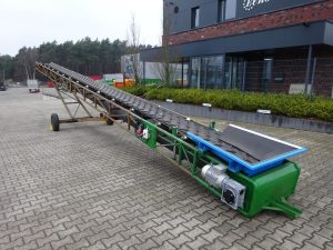 Gebr. Muldenförderband, 15,50 m lang