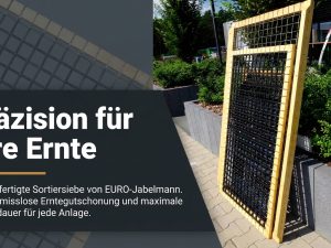 Maßgefertigte Sortiersiebe in vers. Ausführungen